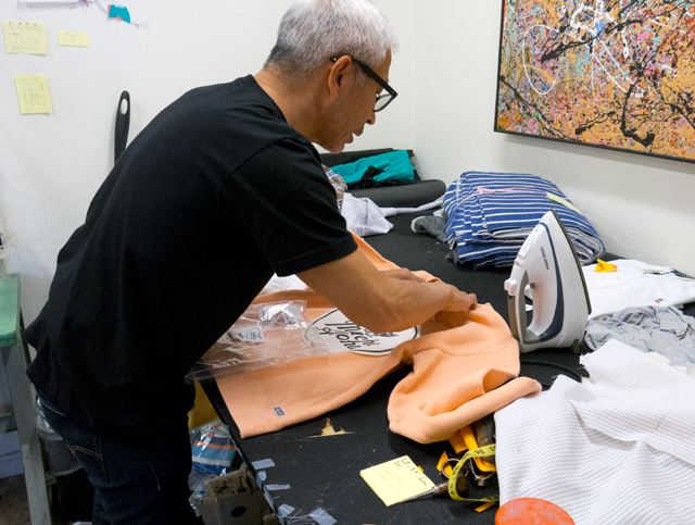Yoki at work.