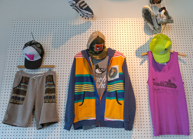 The famous beach towel hoodies.